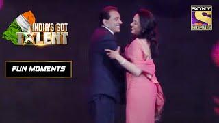 Hema जी और Dharam जी की जोड़ी ने Stage पे चलाया जादू | India's Got Talent Season 3 | Fun Moments