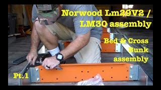 Norwood LM29V2 / LM30 saw mill assembly / bed assembly #1