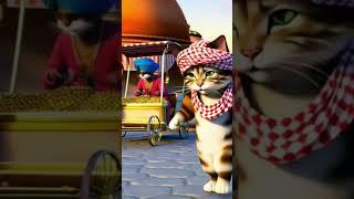 Cat in market #cartoon #cat #animation #funny #shorts #shortsfeed #viralshorts
