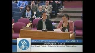 PPS Board of Education, 10/15/12 Study Session