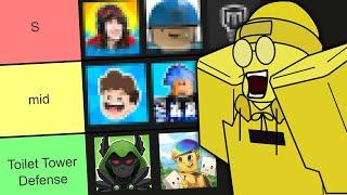 RATING ROBLOX GAMES MADE BY YOUTUBERS