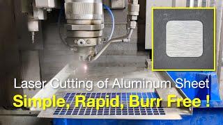 Rapid & Burr Free Precision Cutting of Aluminum Sheet Metal / Gratfreies Aluminium Schneiden