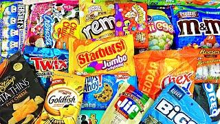 NEW Goldfish Twix Oreo Cookies M&M's Hershey's Little Bites Starburst Jumbo Cadbury Eggs Chips Ahoy!