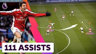 Cesc Fabregas All 111 Assists from a Premier League Legend!