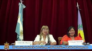 20° Sesión Ordinaria de Prórroga - 29° Reunión - Partido de Patagones