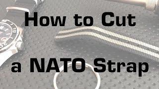 Nick's Quick Tips: How to cleanly cut a NATO or ZULU watch strap down to size