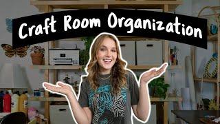 Organizing my Super Chaotic Craft Room