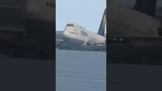 Boeing 747 water crash X-Plane 11 #aviation #landing #msfs2020