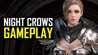 Night Crows Gameplay Unreal Engine 5 MMORPG Boss Fight at End