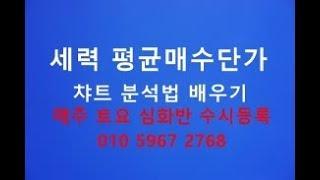 주식교육 세력 평균 매수단가 세력평단 계산 챠트 공부 하기 실전반