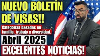 ULTIMA HORA: GRANDES CAMBIOS EN EL BOLETIN DE VISAS DE ABRIL, 2025 PARA TODAS LAS CATEGORIAS!!