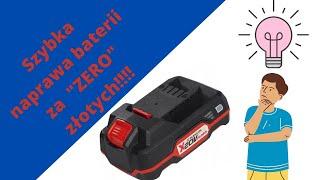 #21-Szybka i darmowa naprawa baterii Parkside X20V TEAM /Battery repair (fuse) - Parkside X20V TEAM