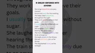 "Master Adverbs: Enhance Your English Grammar with Examples "