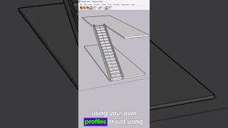 30 DAYS of #sketchup Architectural Extensions - Day 11 - Instant Stair! (Paid Extension)