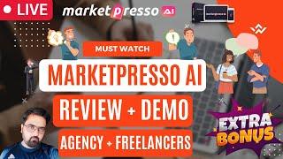 MarketPresso AI Review | MarketPresso AI Demo | MarketPresso AI Bonus 