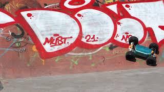 Robak at a skatepark