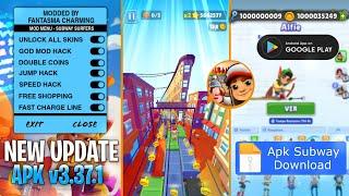 UPDATE!! Subway Surfers Mod Menu Apk v3.37.1 Latest 2024, Unlimited Coin & Unlock All Characters