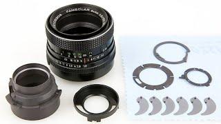 Carl Zeiss Jena MC Pancolar 1,8 50 Reparatur Blende How To Repair Aperture Disassembly