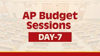 Day -7: AP Budget Sessions | Legislative Assembly - Live.