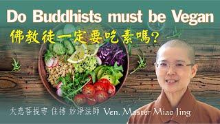 The 3 Types of Clean Meat in Buddhism | Ven. Abbess Master Miao Jing | 佛教徒一定要吃素嗎？大悲菩提寺妙淨法師開示（中文字幕）