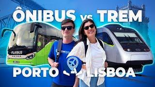 Trem ou ônibus? Saiba qual o melhor jeito de viajar entre Porto e Lisboa, em Portugal