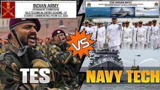 Indian Army TES Vs Indian NAVY Tech Entry- Which Is Better Sallary Responsibility ¦ Learn With Sumit