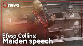Efeso Collins gives maiden speech a week before death | 1News