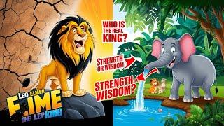 The Lion and the Elephant | English Fairy Tales| kids Educational stories