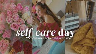 self-care day | ️ shop with me, my pamper routine, self-love solo date