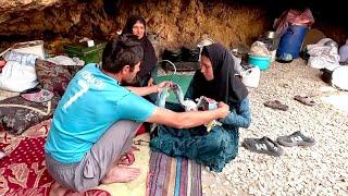 Love in the Mountain: Atabak tries to do the household chores because Shahin is sick