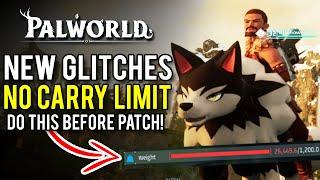 Palworld - 3 USEFUL GLITCHES AFTER PATCH! Unlimited Carry Weight, Transfer Base Easy, & Mount Glitch