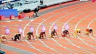 carrera 100 mts planos femenino juegos olímpicos Londres 2012