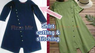 How to make tunic top/ Tunic Top cutting andstithingbyFizza Mir