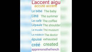 L'accent aigu