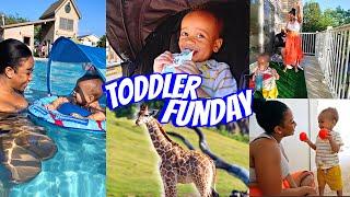 ULTIMATE TODDLER FUNDAY Swimming, Morning Routine, Zoo Trip, AND MORE! | DITL with a Toddler