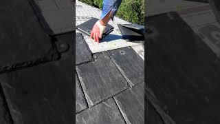 DaVinci Synthetic Slate Roof Installation