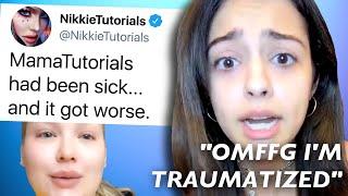 peaches FORCES malu trevejo to watch THIS, NikkieTutorials mom in trouble