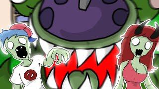 FNF CHOMPER vs RAPPERS “gurgle song” vs BF & GF ZOMBIE | PLANTS VS RAPPERS | FNF animation | pvz