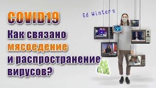 Причины коронавируса, вирусы и инфекционные заболевания приходят от употребления мяса.  Эд Винтерс