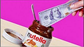 Como convertir un frasco de Nutella en una billetera