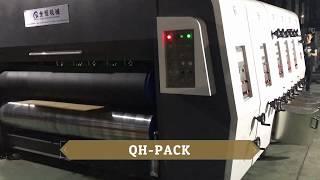 QHFP150-1628L Three Colors Printer Slotter Rotary Die Cutter Machine/Impresora de flexo/فليكسو طابعة