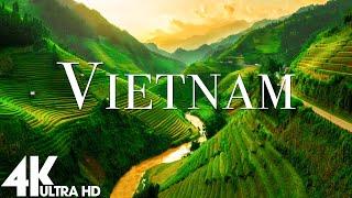 FLYING OVER VIETNAM (4K UHD) - Relaxing Music Along With Beautiful Nature Videos - 4K Video UltraHD