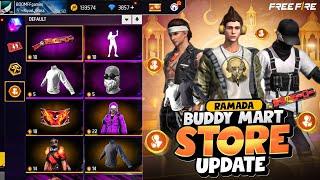 BUDDY MART STORE UPDATE FREE FIRE || FREE FIRE NEW EVENT || BUDDY MART STOR UPDATE