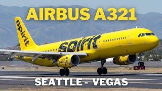 Fenix Airbus A321  in * Virtual Reality * | Seattle -Vegas | KSEA - KLAS | MSFS