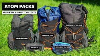 Which Ultralight Backpack Should you Buy? | Atom Packs Comparison Review