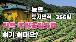 NO.4816 횡성 토지매매 토지면적 356평  다 가능한 토지(주말농장이나 주말체류형쉼터, 건축가능)