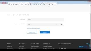 Certificate Look Up - ServSafe.com