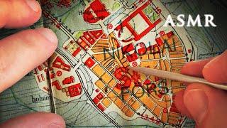 ASMR 1hr Tracing old Maps of Sweden and Stockholm | History