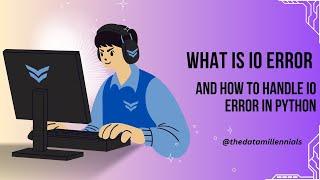 What is IO Error And How to handle IO Error in python #IOError #errorhandling