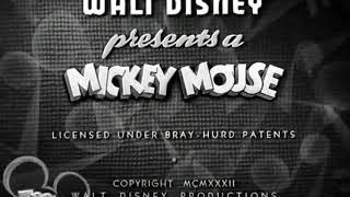 Mickey Mouse – The Whoopee Party (1932) – burlap titles [House of Mouse version]